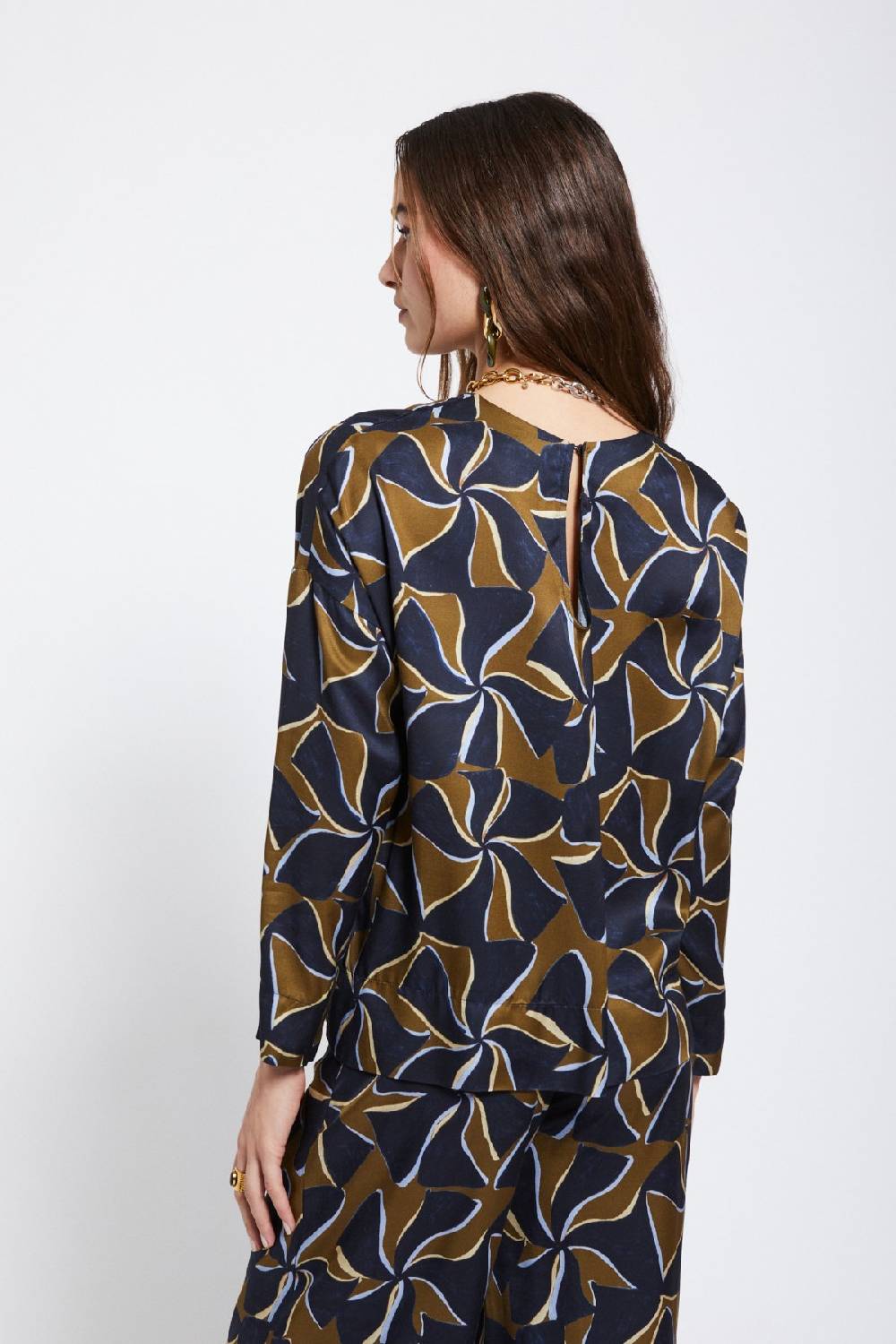 Ottod'Ame Viscose Blouse With Long Sleeves