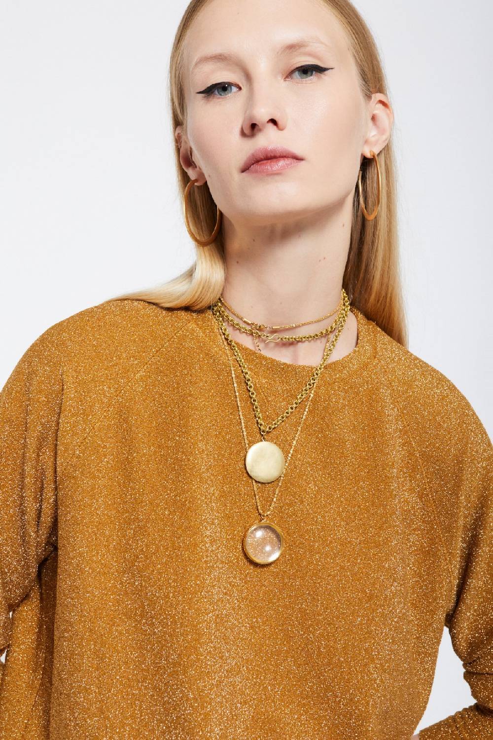 Ottod'Ame Viscose Blouse With Lurex