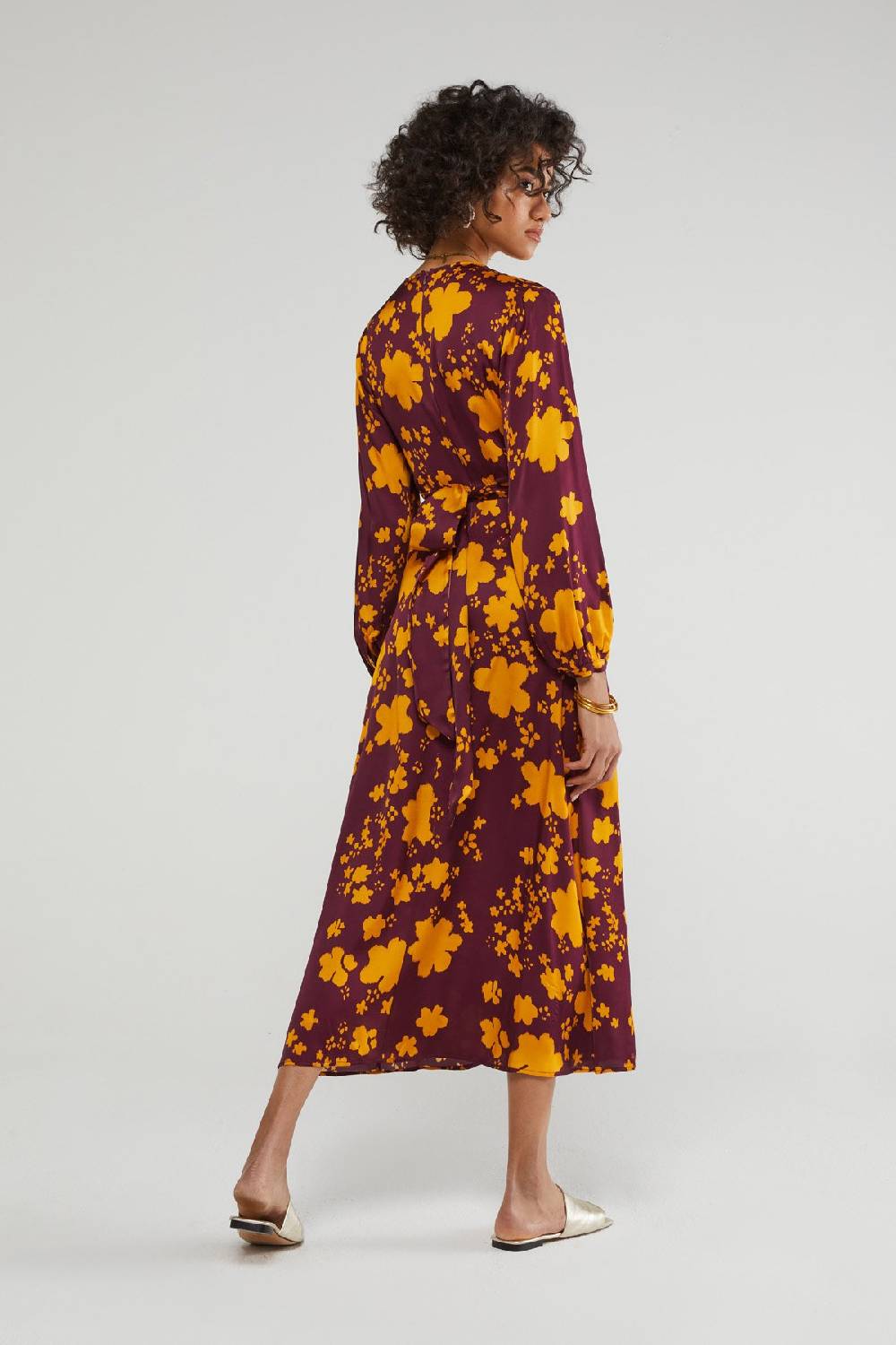 Ottod'Ame Viscose Criss-crossed Long Dress