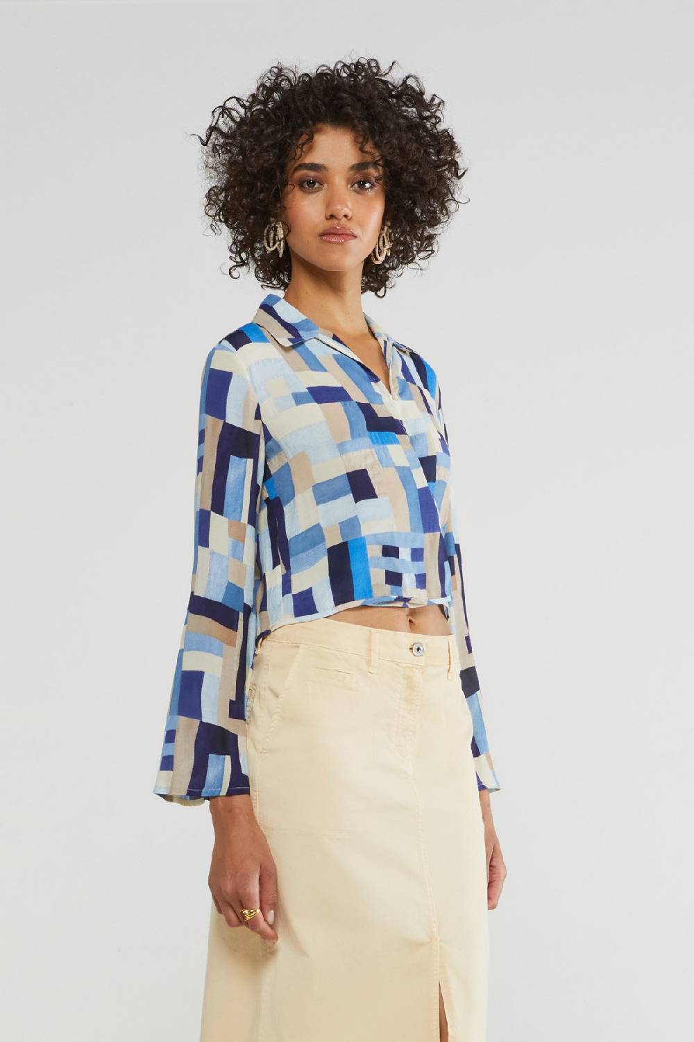 Ottod'Ame Viscose Criss-crossed Sweater