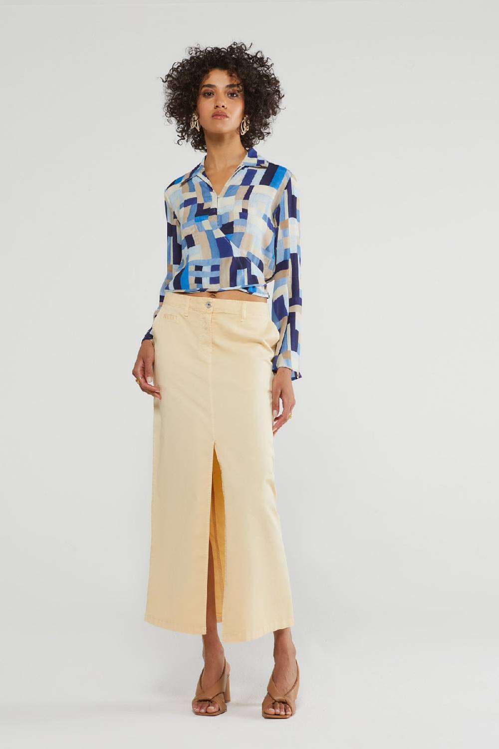 ottod'Ame Viscose criss-crossed sweater