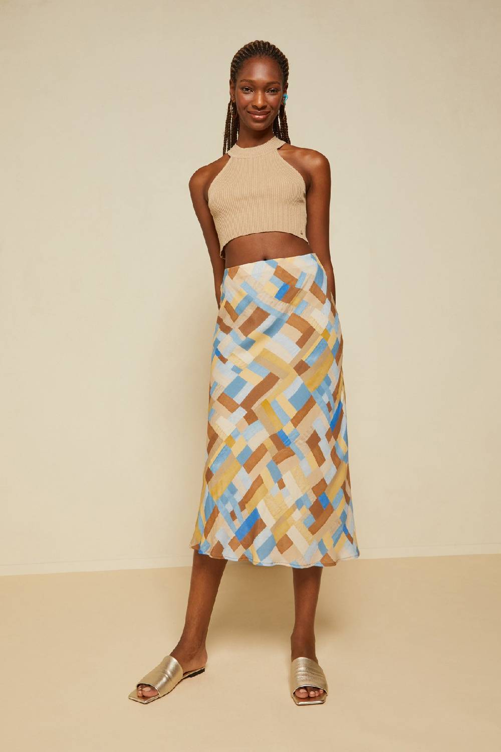 ottod'Ame Viscose cropped top