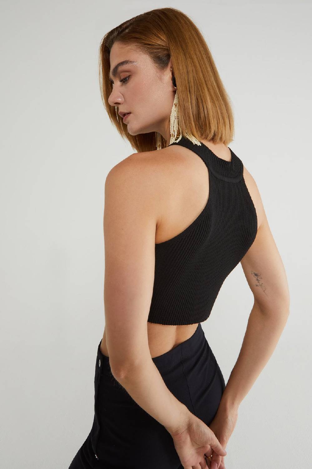 Ottod'Ame Viscose Cropped Top