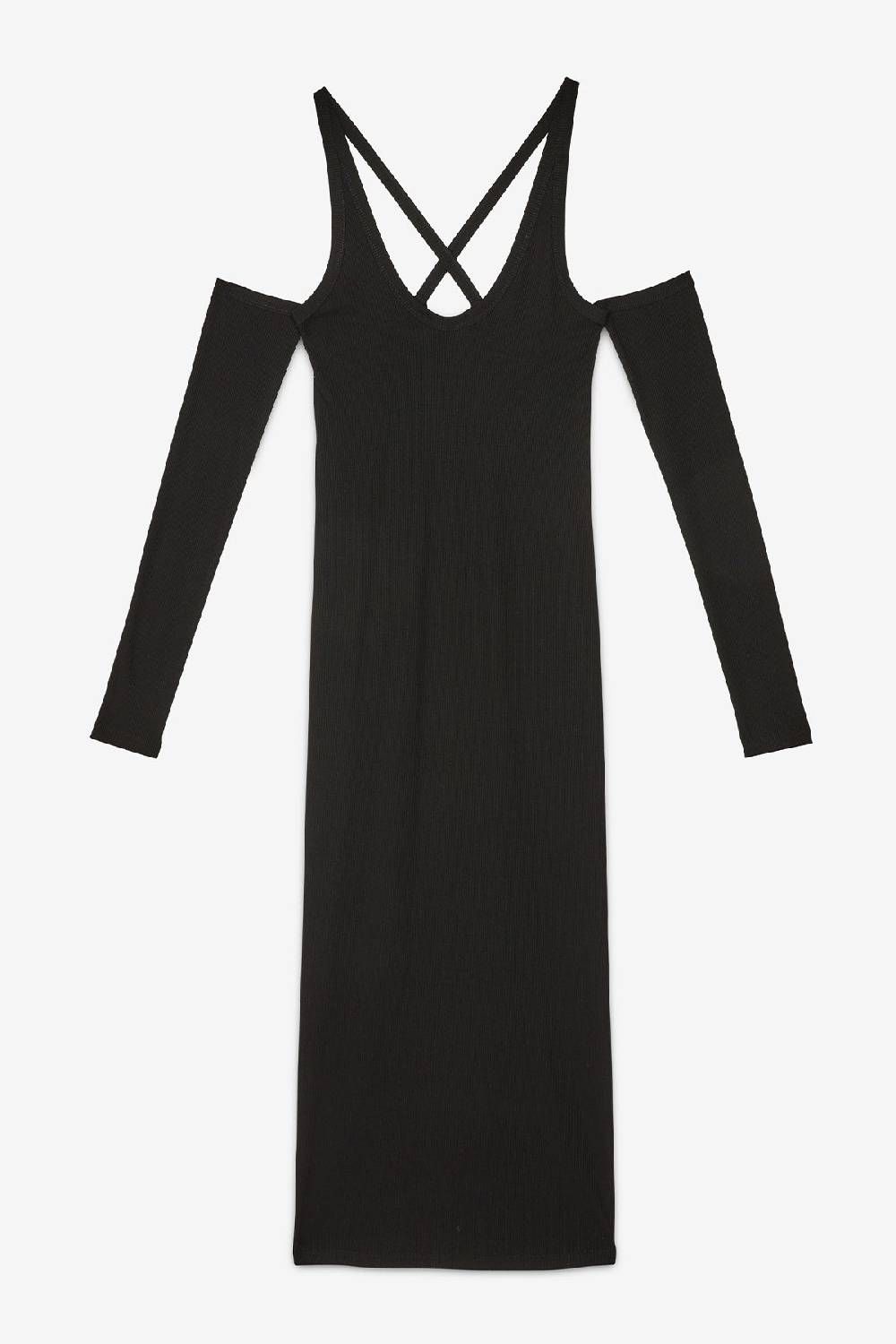 Ottod'Ame Viscose Dress With Bare Shoulders