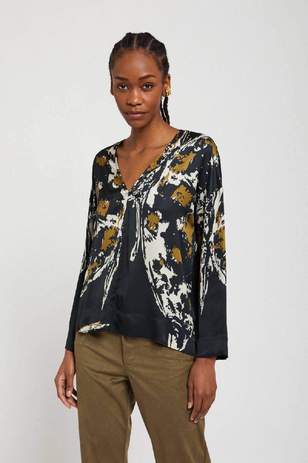 Ottod'Ame VIscose Fluid Blouse
