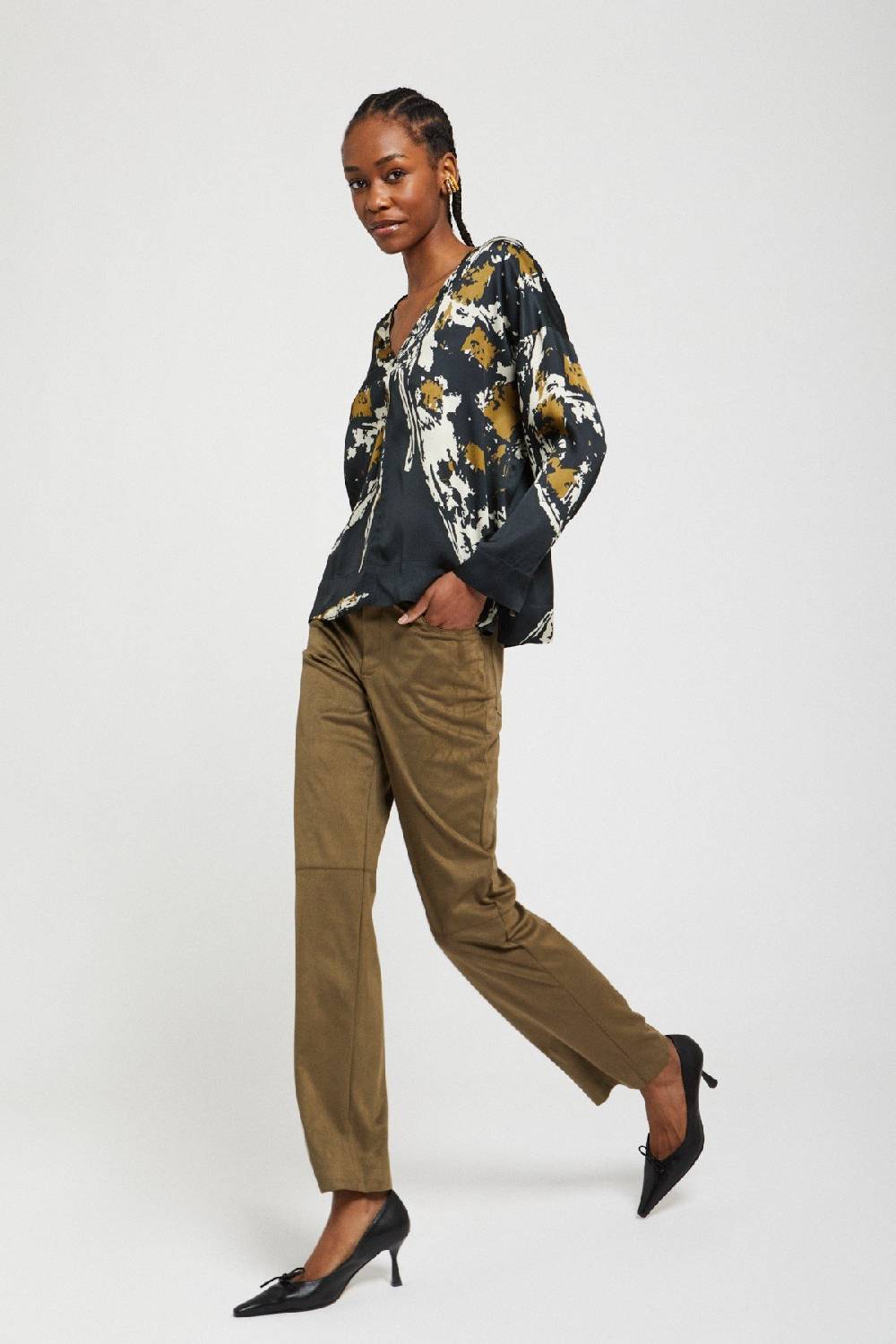 ottod'Ame VIscose fluid blouse