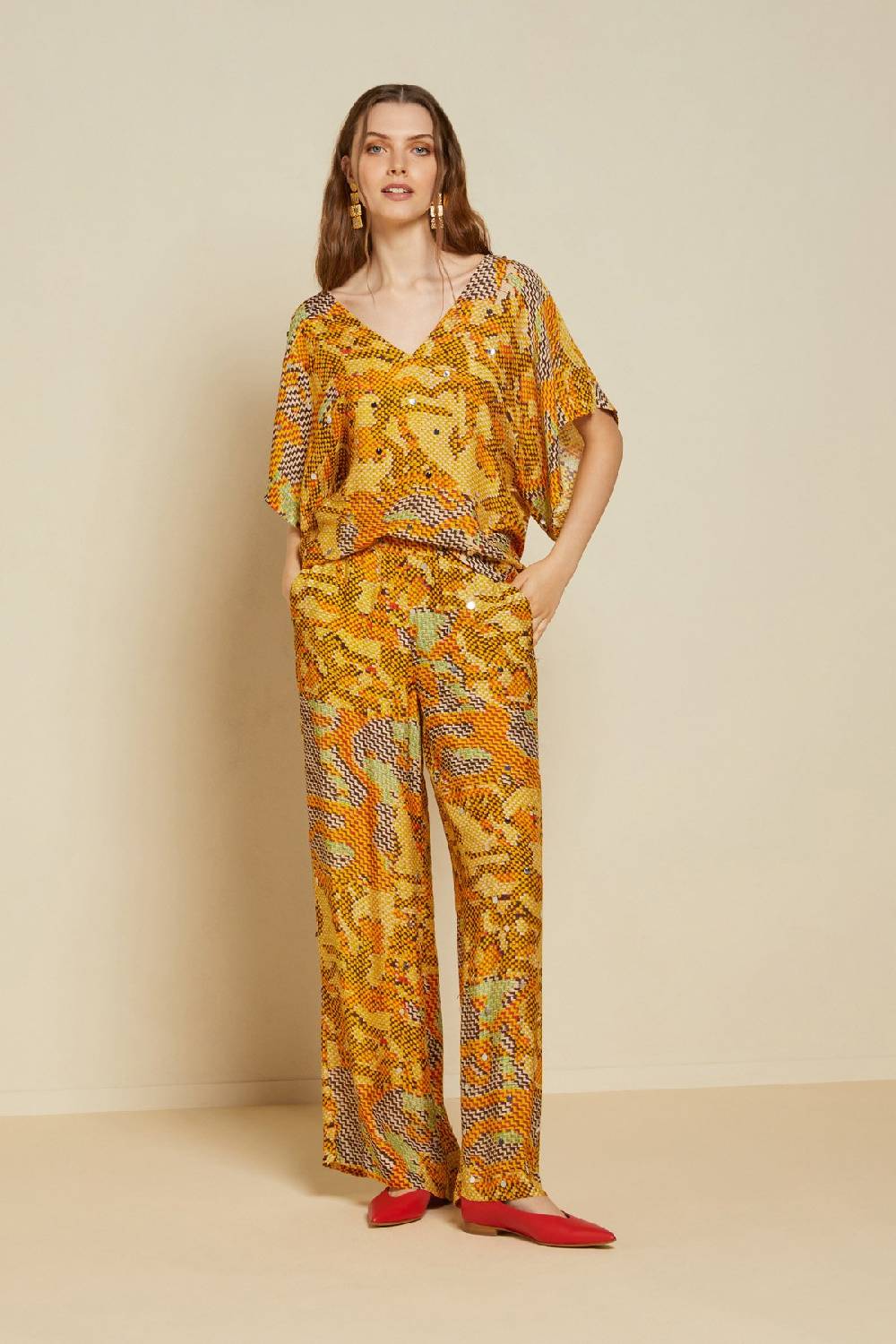 Ottod'Ame Viscose Fluid Shirt