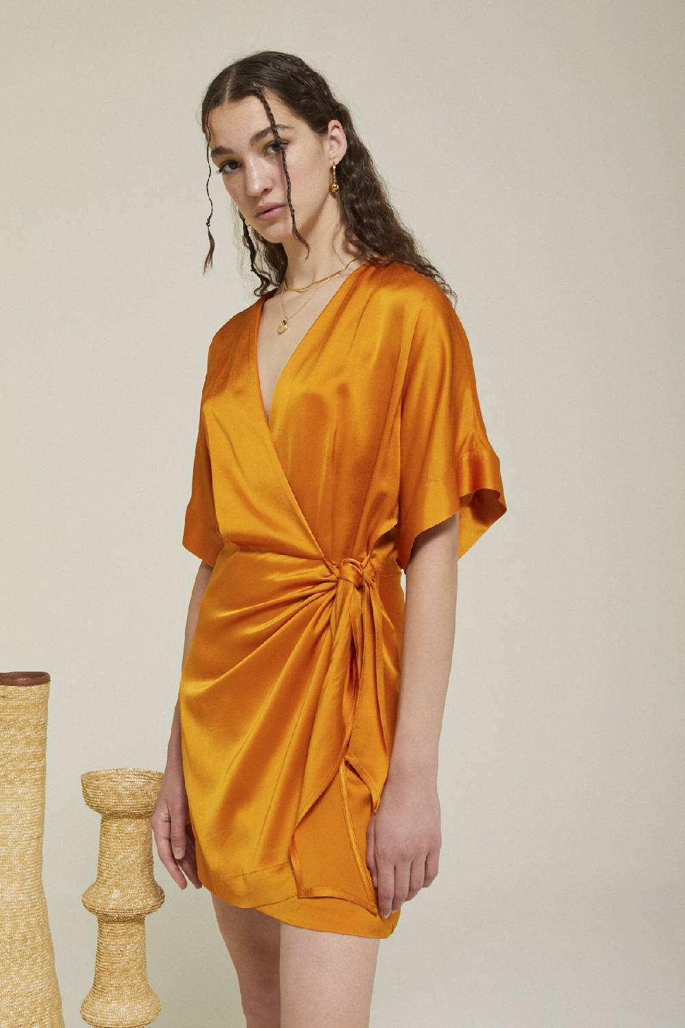 Ottod'Ame Viscose Fluid Short Dress