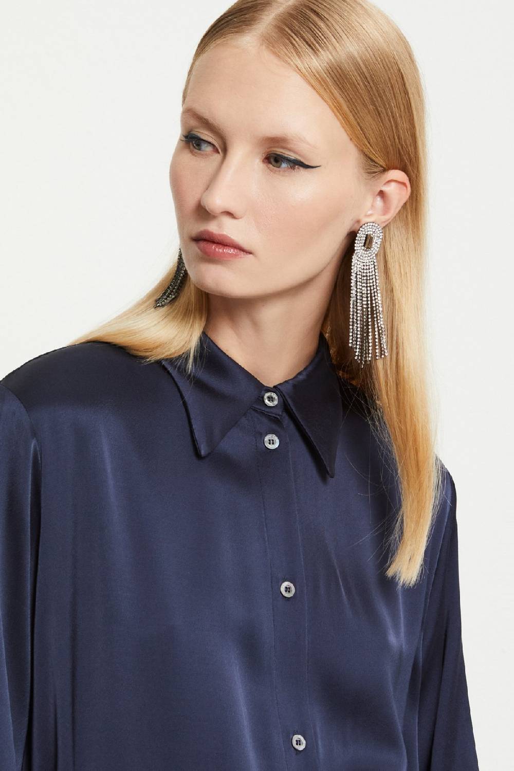 Ottod'Ame Viscose Long Chemisier With Sash