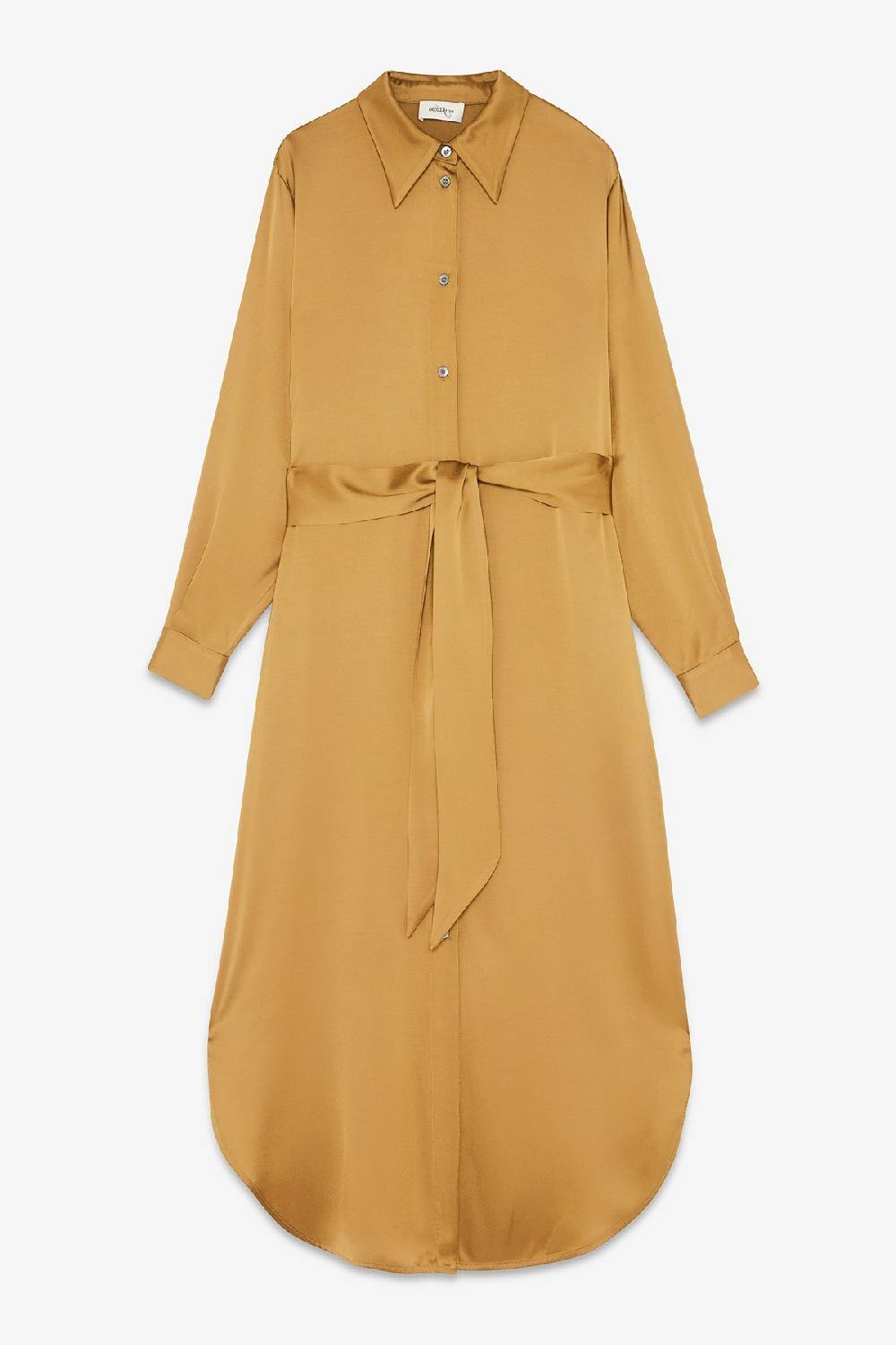 Ottod'Ame Viscose Long Chemisier With Sash