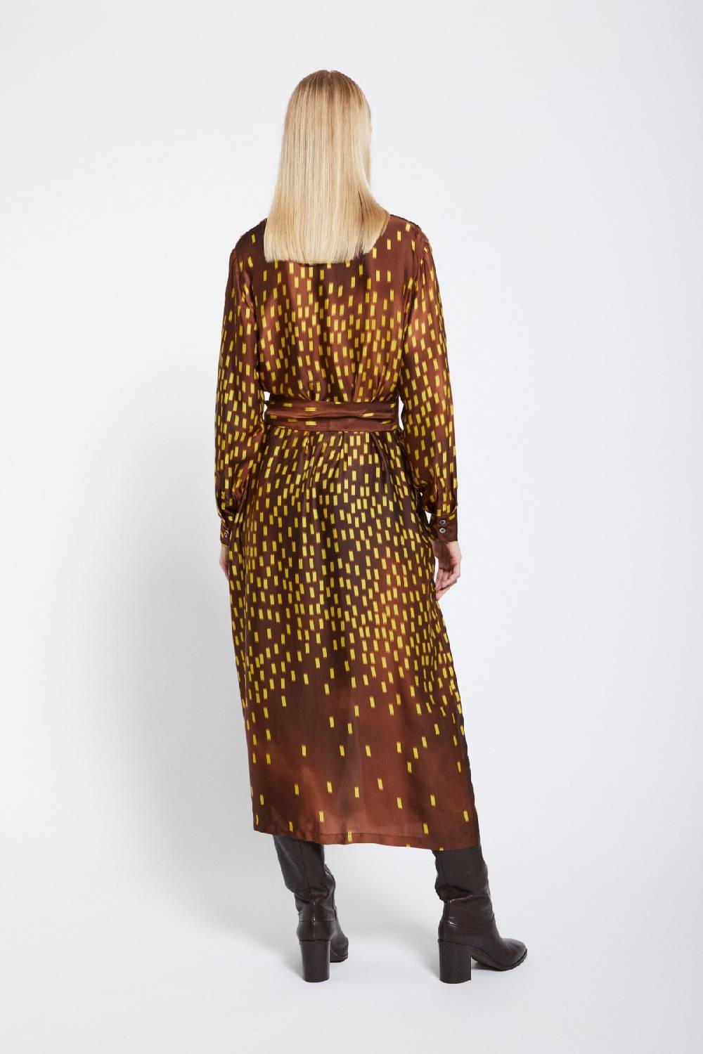 Ottod'Ame Viscose Long Chemisier With Sash