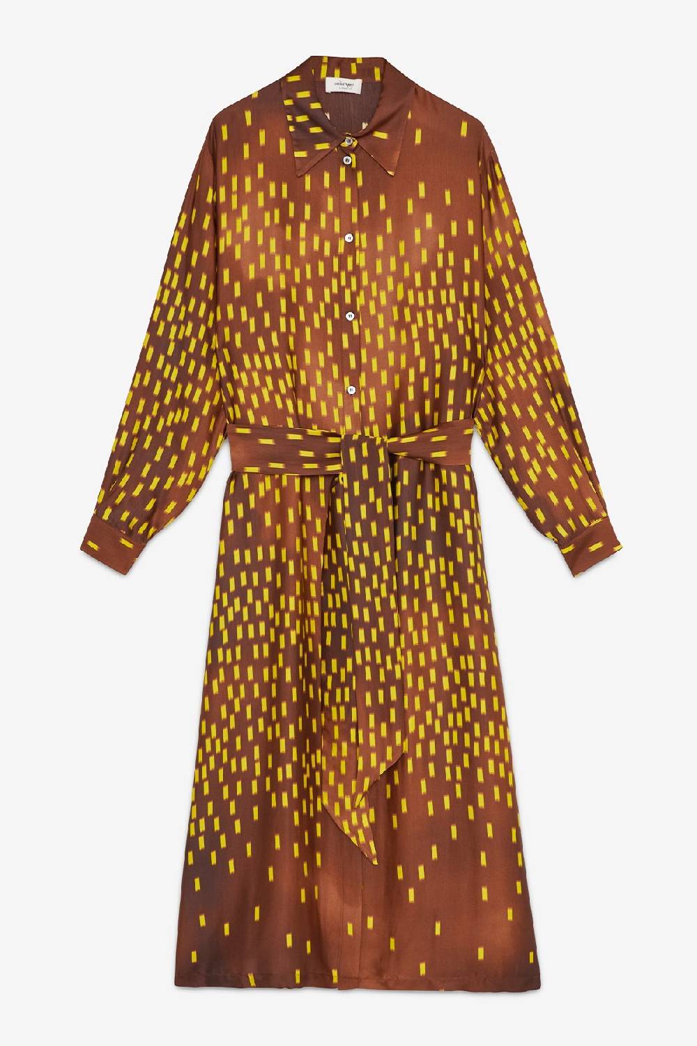 Ottod'Ame Viscose Long Chemisier With Sash