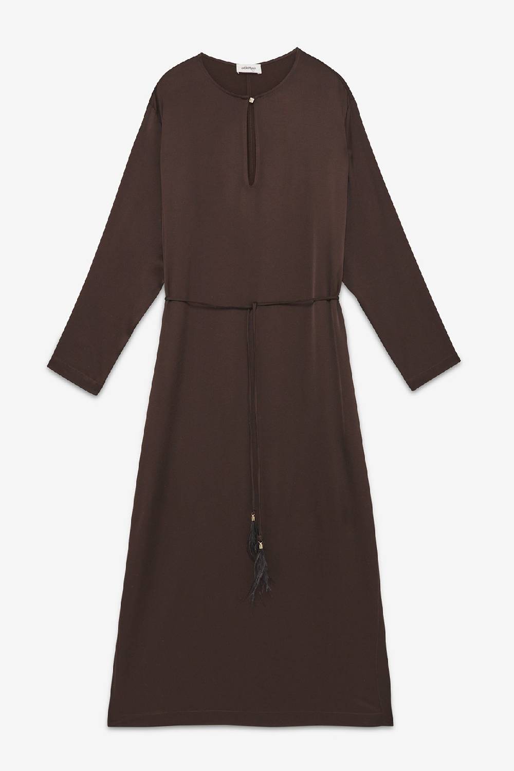 Ottod'Ame Viscose Long Dress With Belt