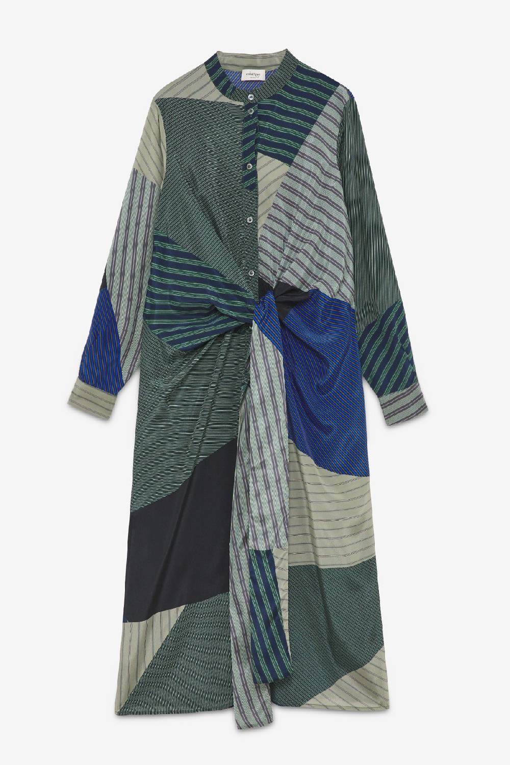 Ottod'Ame Viscose Long Dress With Knot