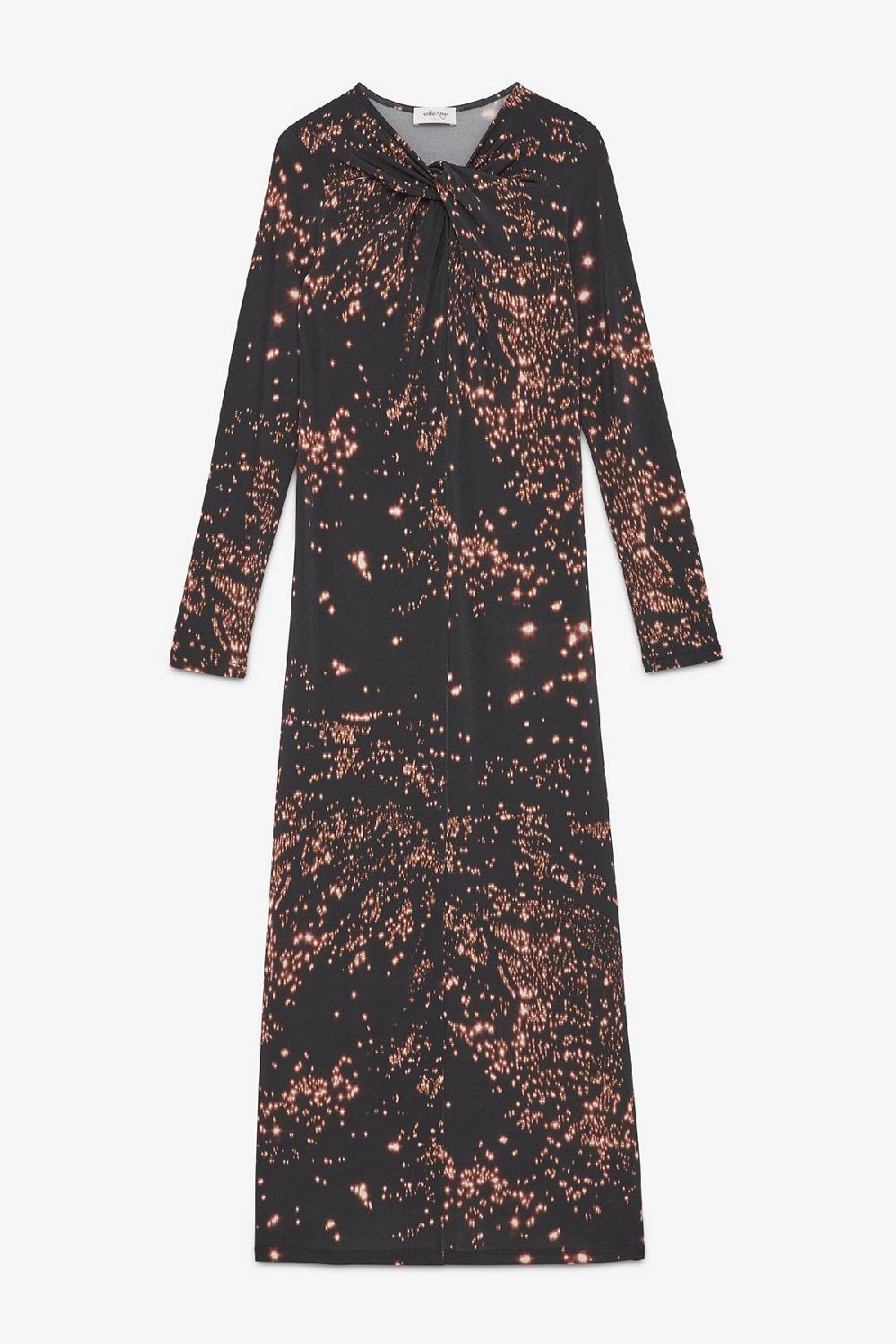 Ottod'Ame Viscose Long Dress With Knot