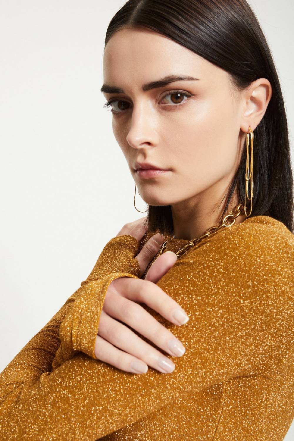 Ottod'Ame Viscose Long Dress With Lurex