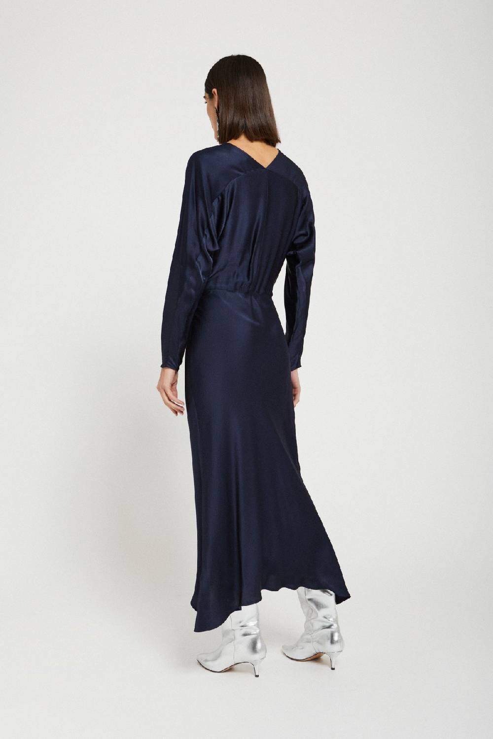 Ottod'Ame Viscose Long Dress With Rounded Bottom