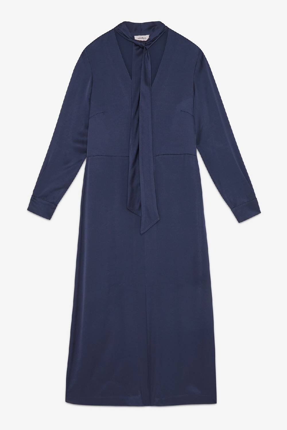 Ottod'Ame Viscose Long Dress With V Neck