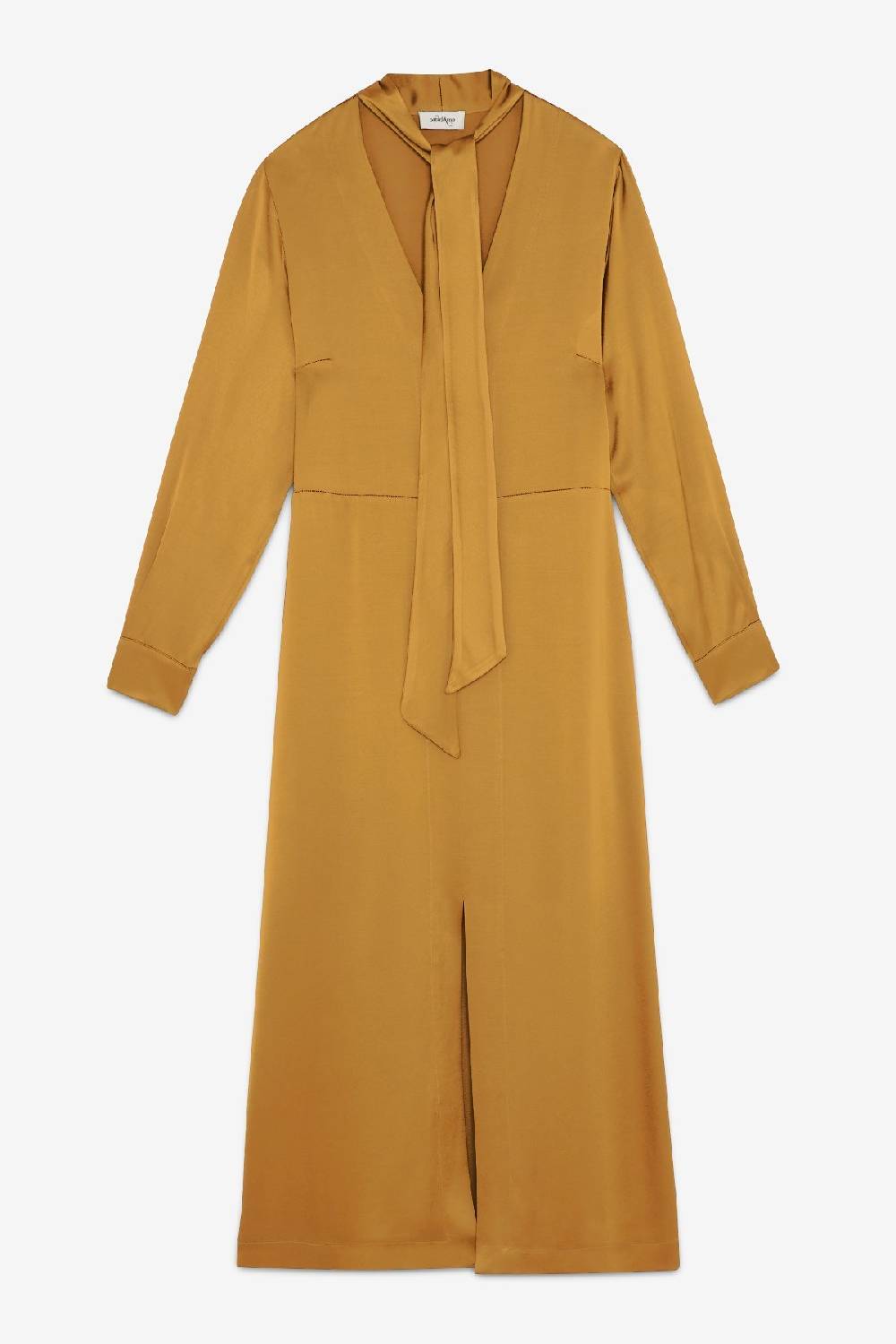 Ottod'Ame Viscose Long Dress With V Neck