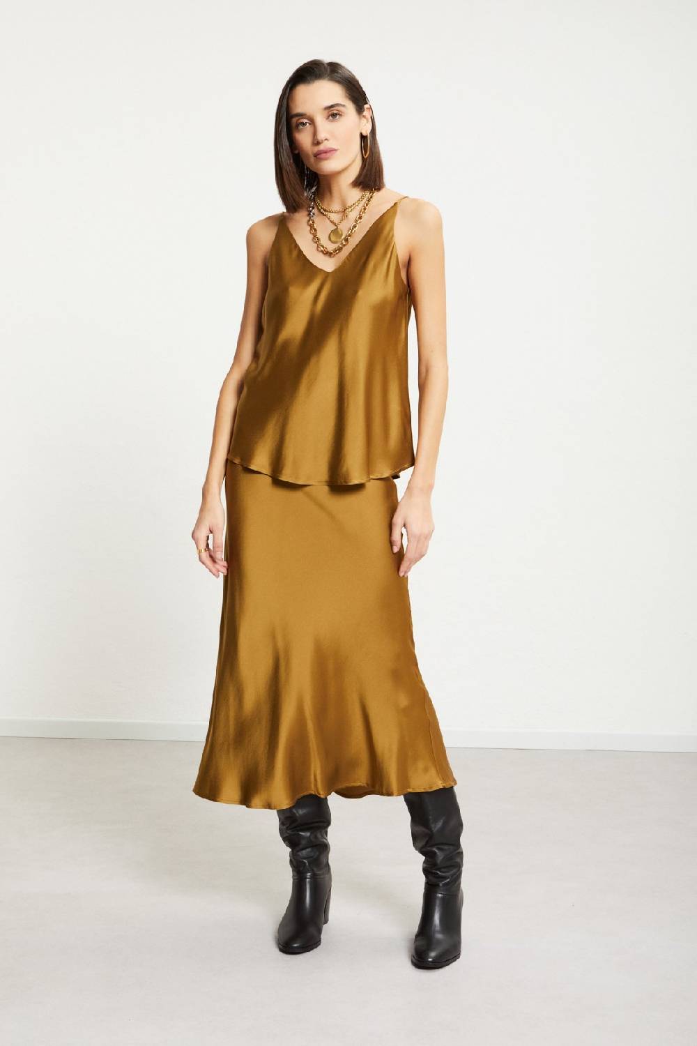 Ottod'Ame Viscose Long Skirt