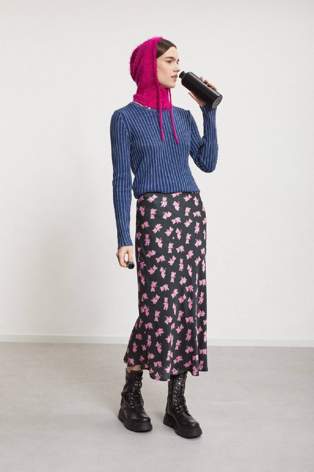 Ottod'Ame Viscose Long Skirt