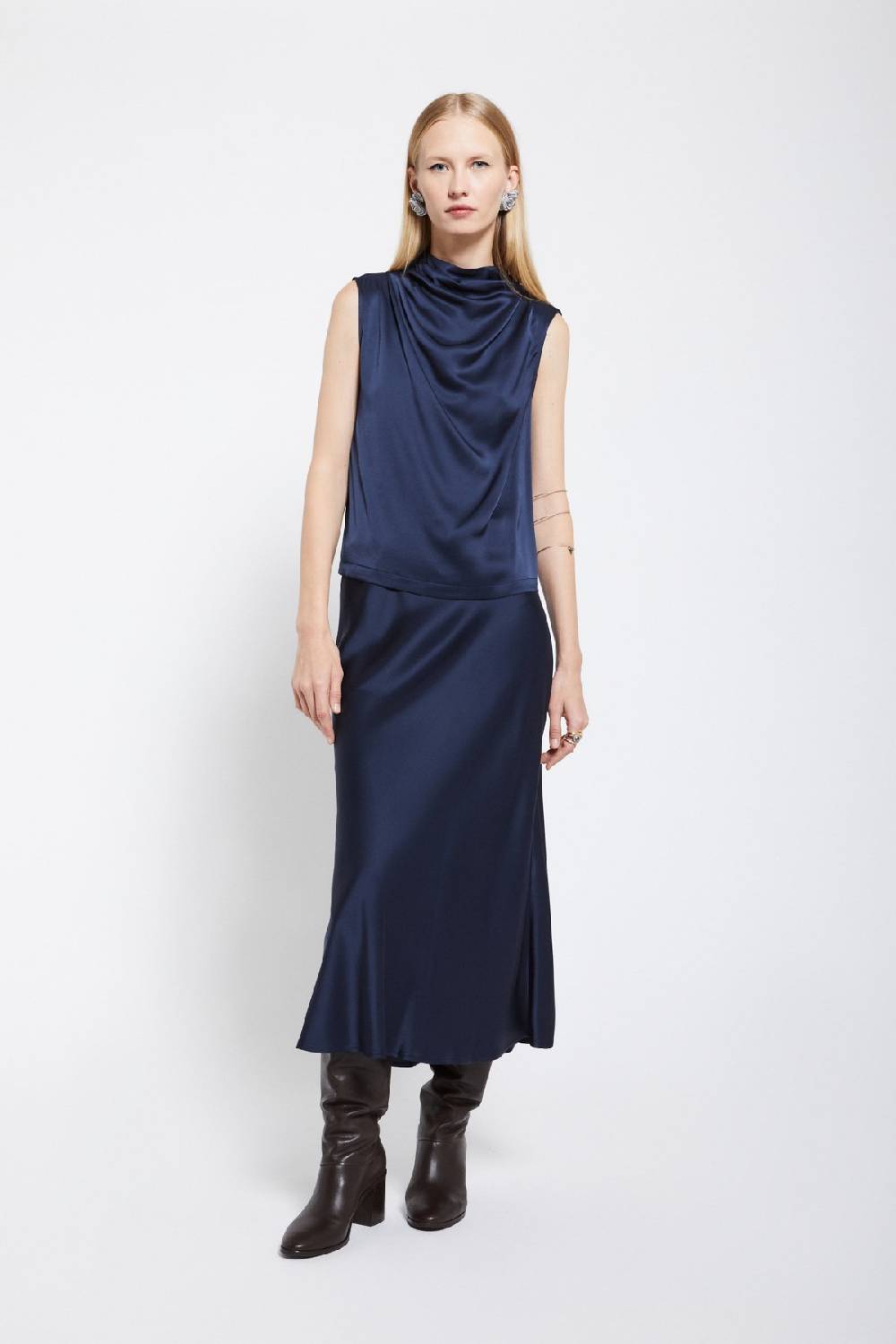 Ottod'Ame Viscose Long Skirt