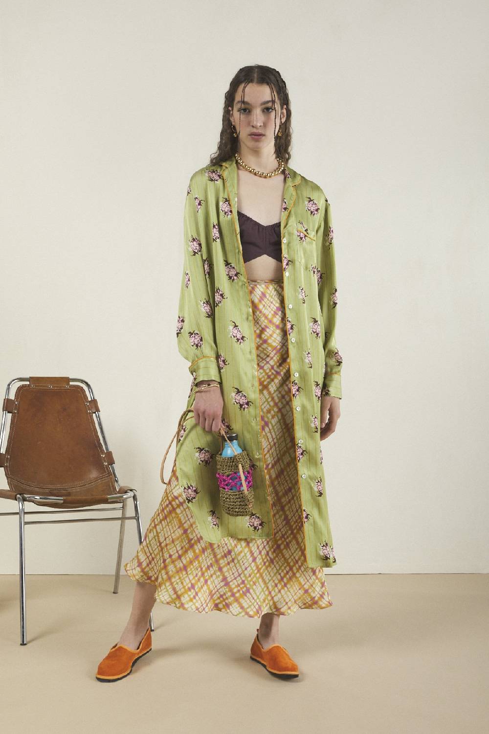 Ottod'Ame Viscose Long Skirt