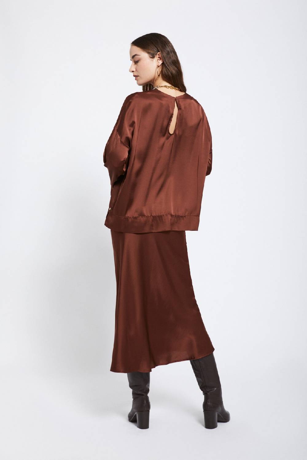 Ottod'Ame Viscose Long Skirt