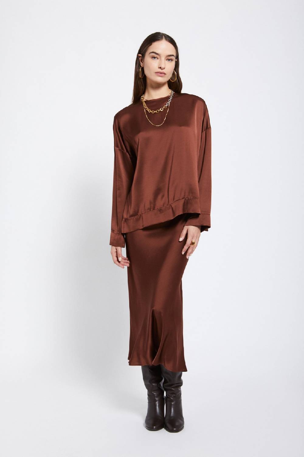 ottod'Ame Viscose long skirt