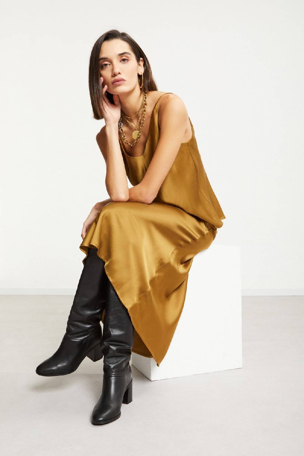 ottod'Ame Viscose long skirt