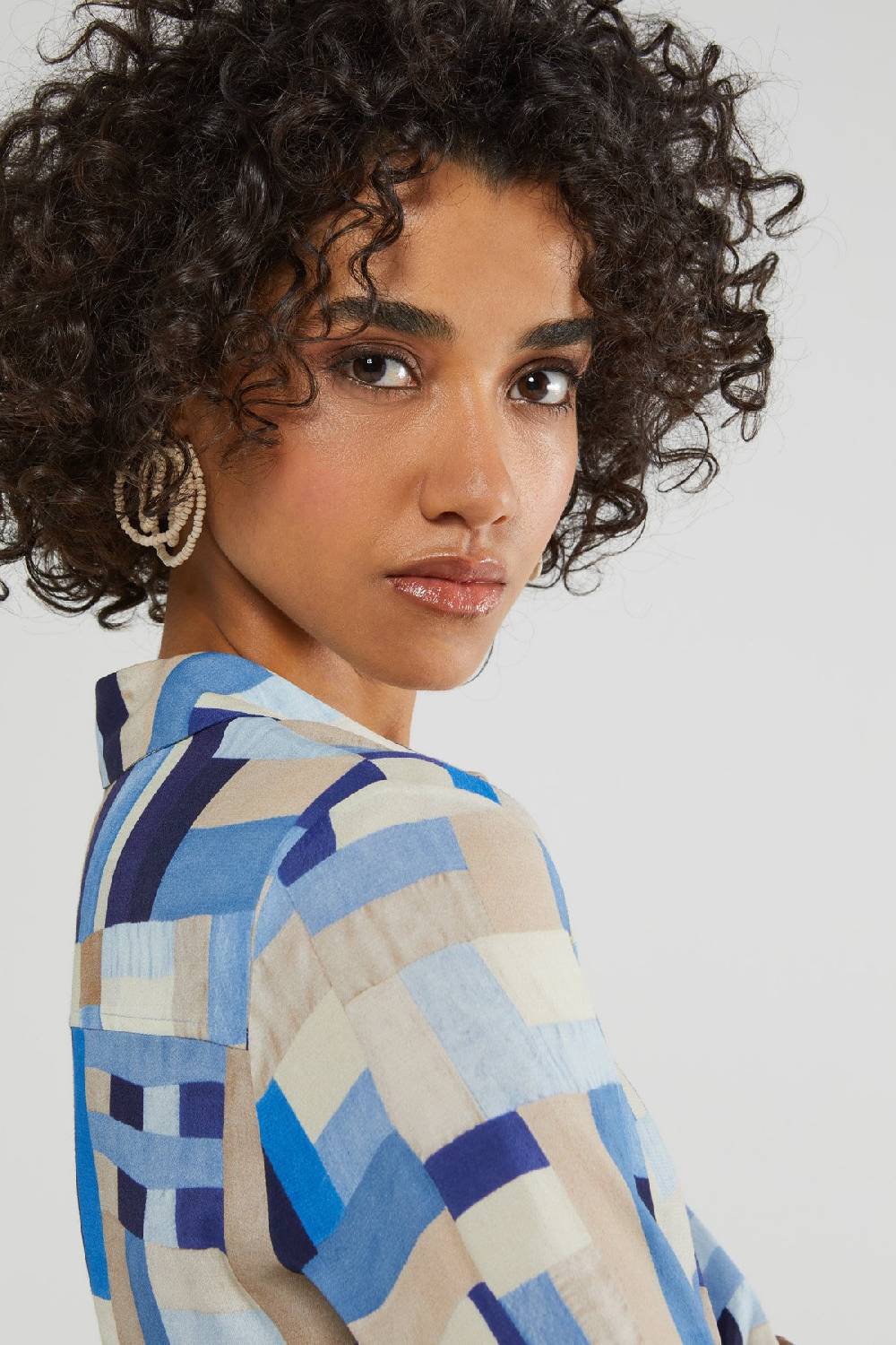 Ottod'Ame Viscose Midi Chemisier Dress