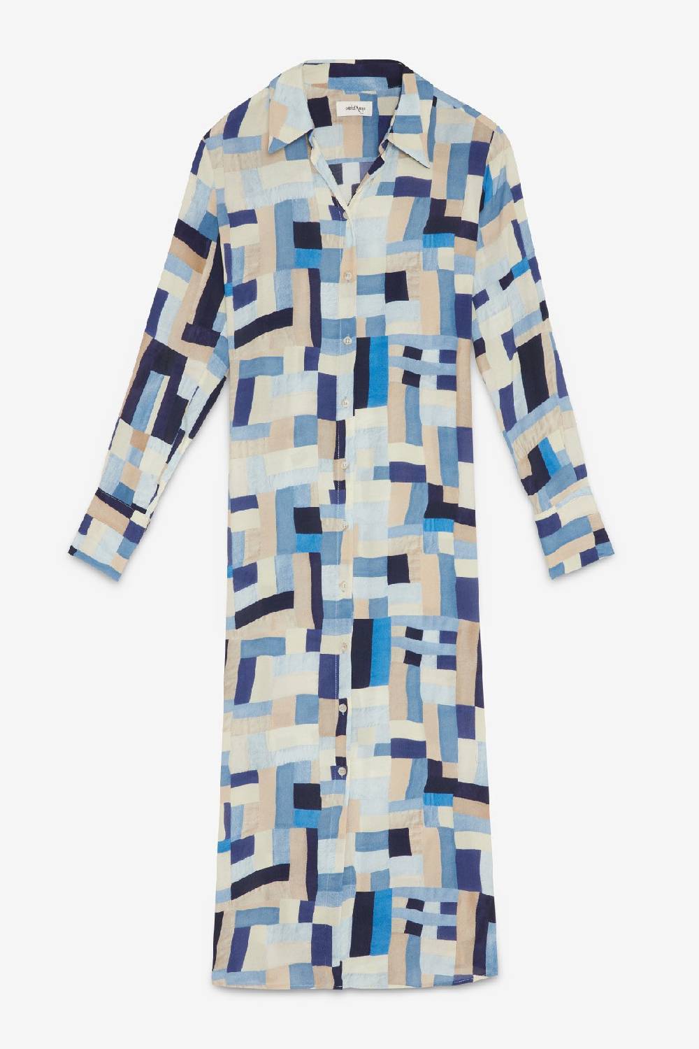 Ottod'Ame Viscose Midi Chemisier Dress