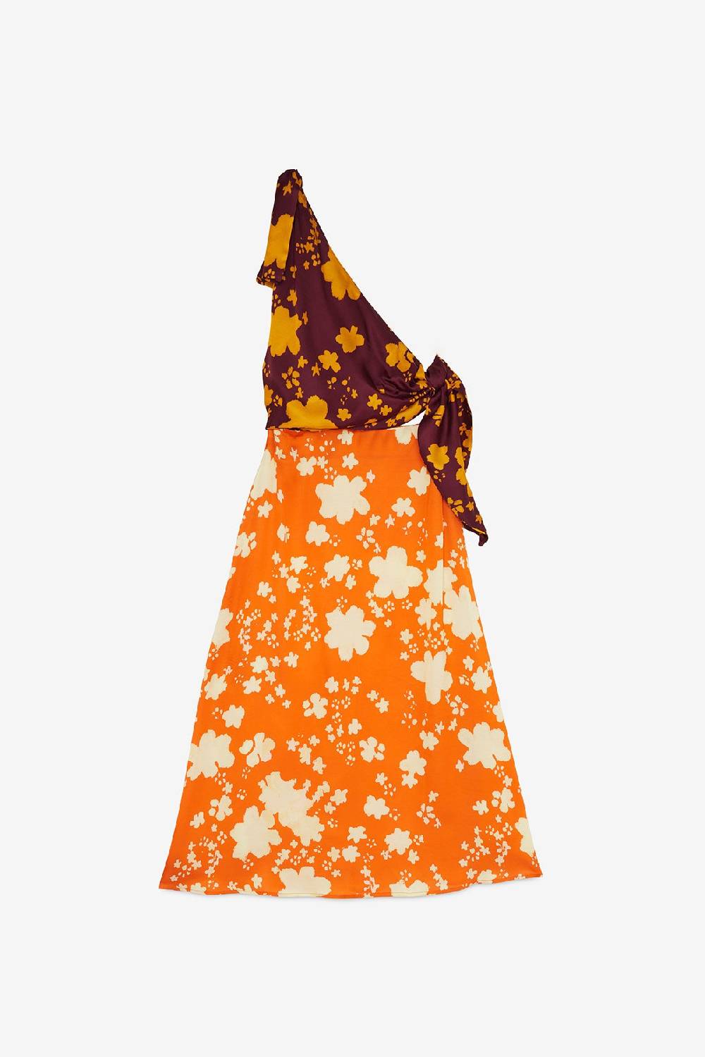 Ottod'Ame Viscose Midi Dress With Foulard Top