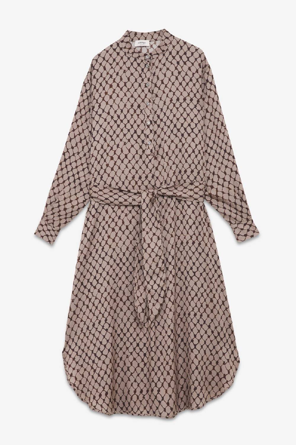 Ottod'Ame Viscose Midi Dress With Sash