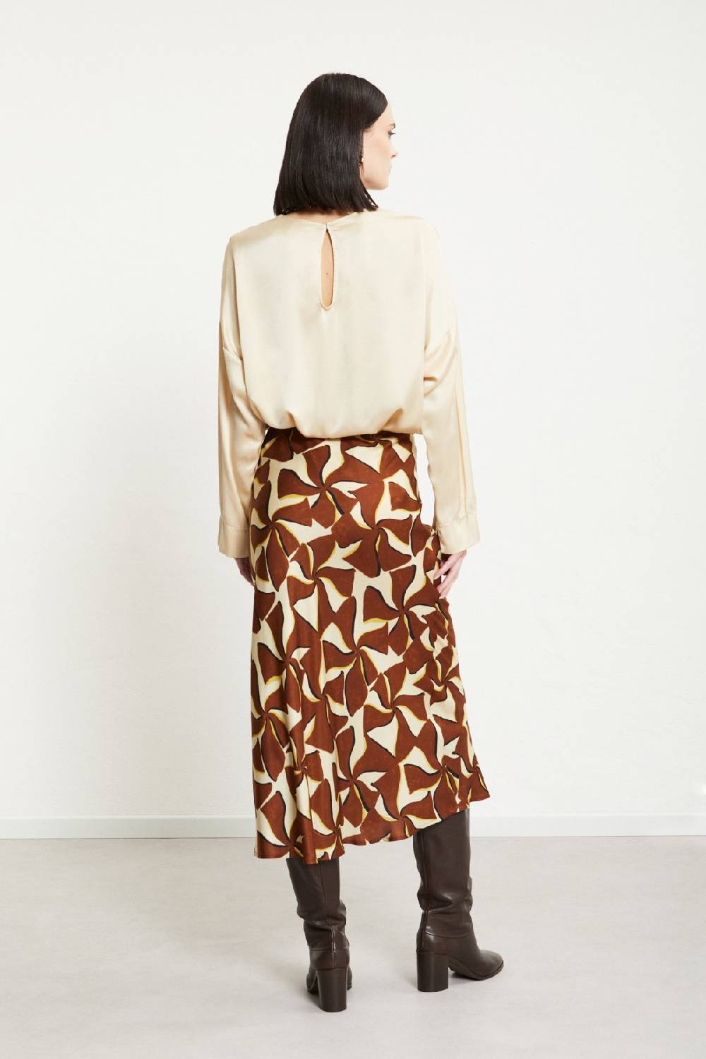 Ottod'Ame Viscose Midi Skirt