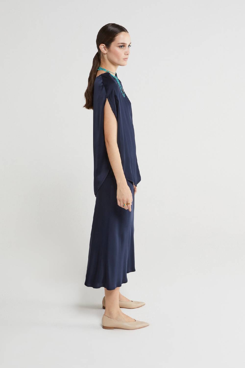 Ottod'Ame Viscose Midi Skirt