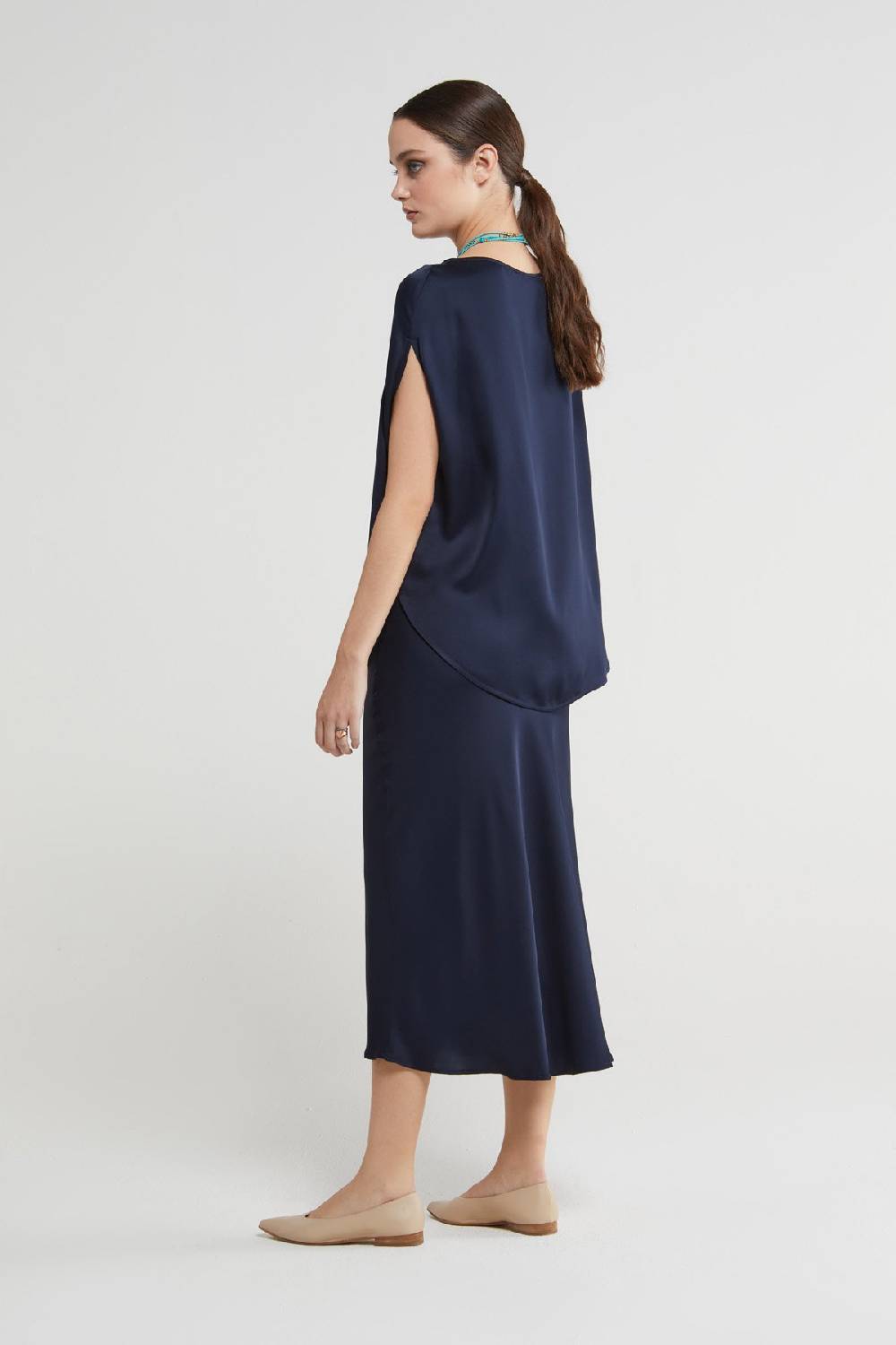 Ottod'Ame Viscose Midi Skirt