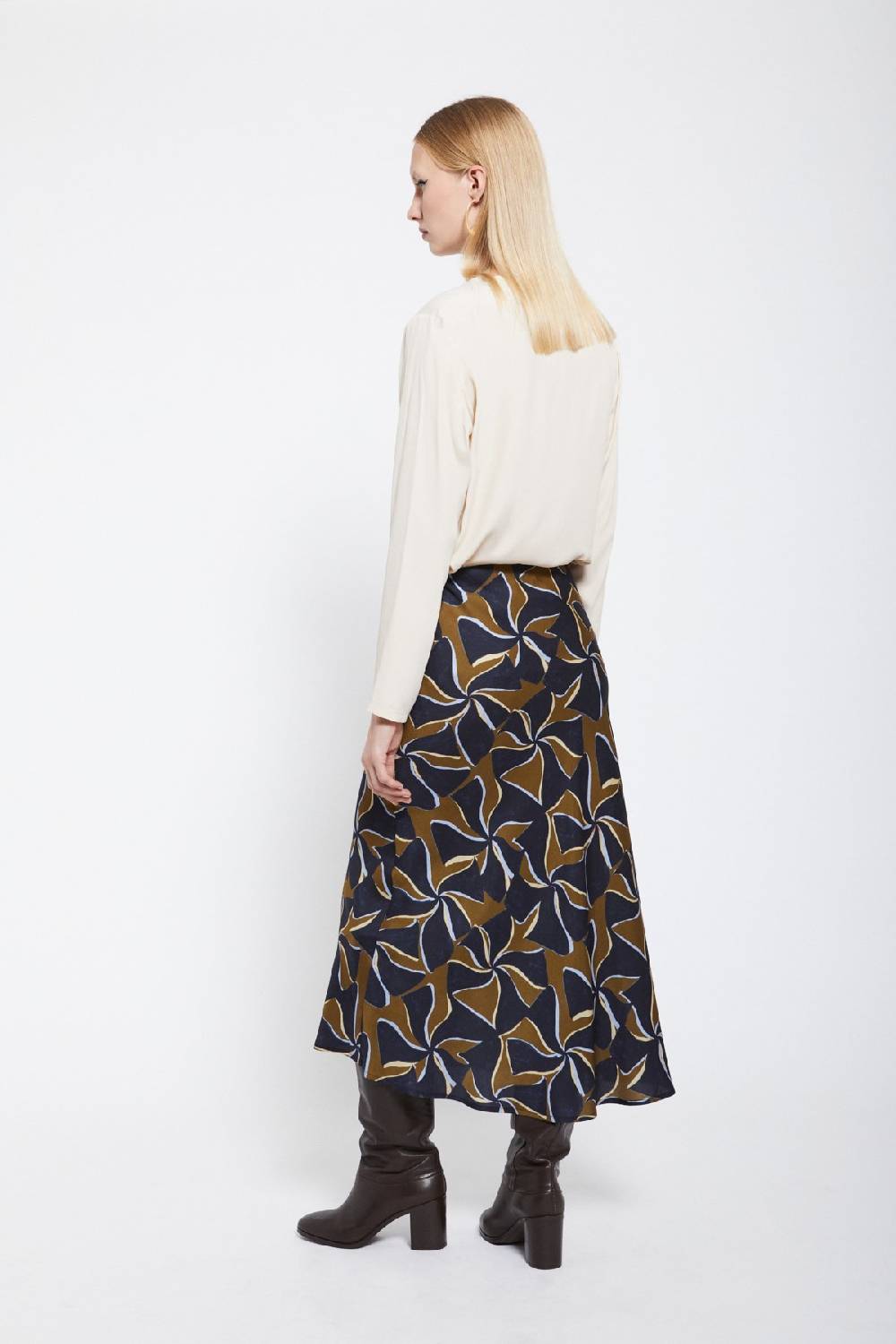 Ottod'Ame Viscose Midi Skirt