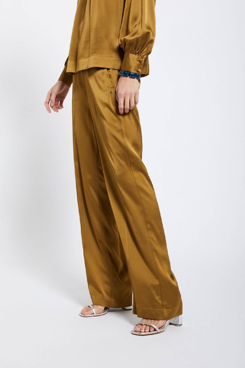 Ottod'Ame Viscose Palazzo Trousers