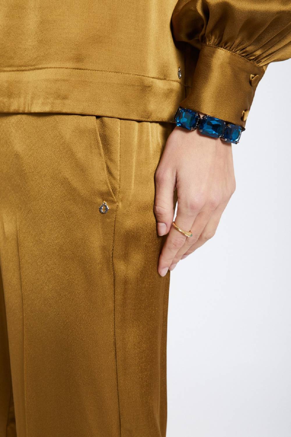 Ottod'Ame Viscose Palazzo Trousers