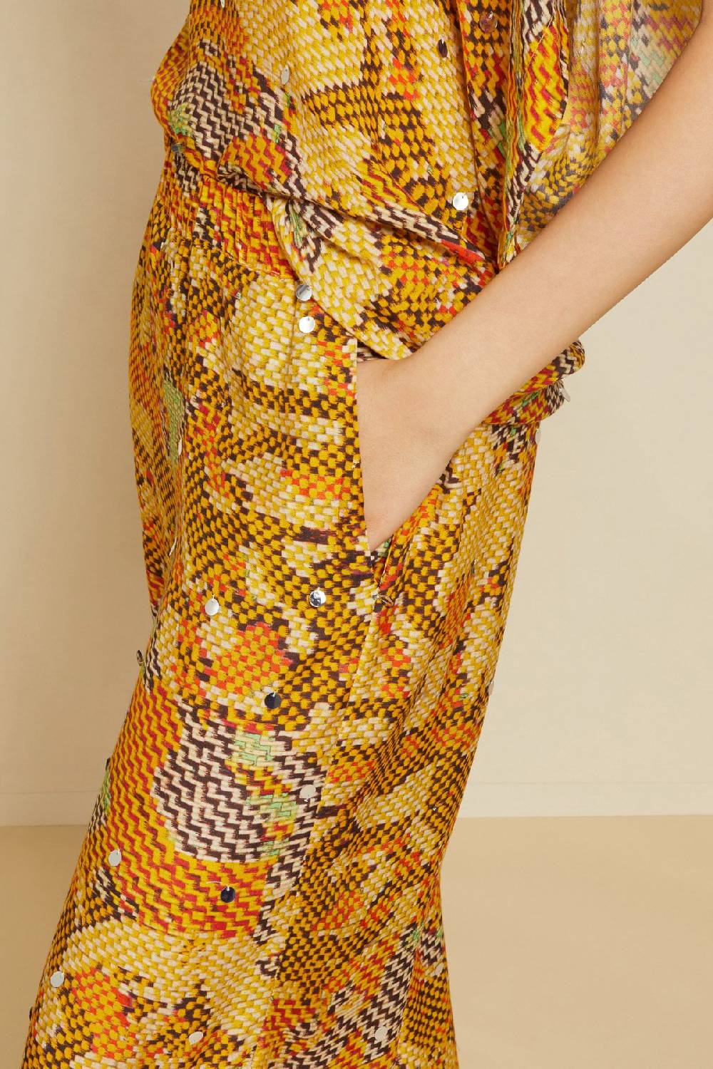 Ottod'Ame Viscose Palazzo Trousers