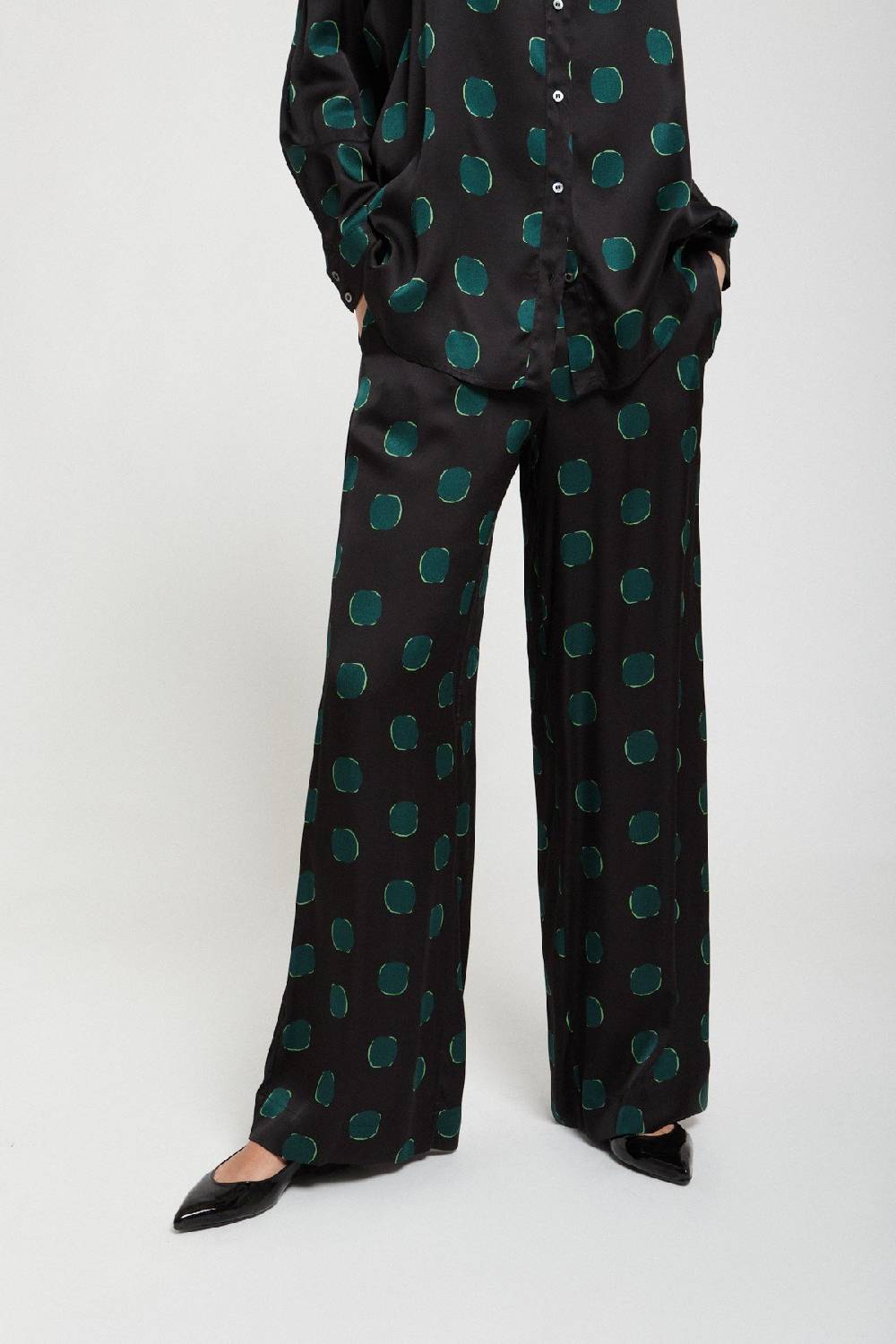 Ottod'Ame Viscose Palazzo Trousers