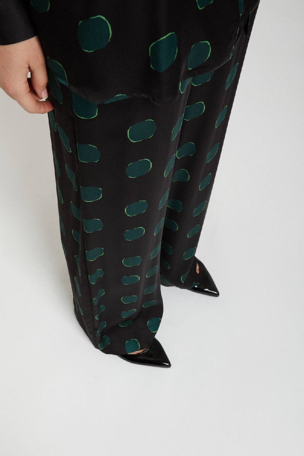 Ottod'Ame Viscose Palazzo Trousers