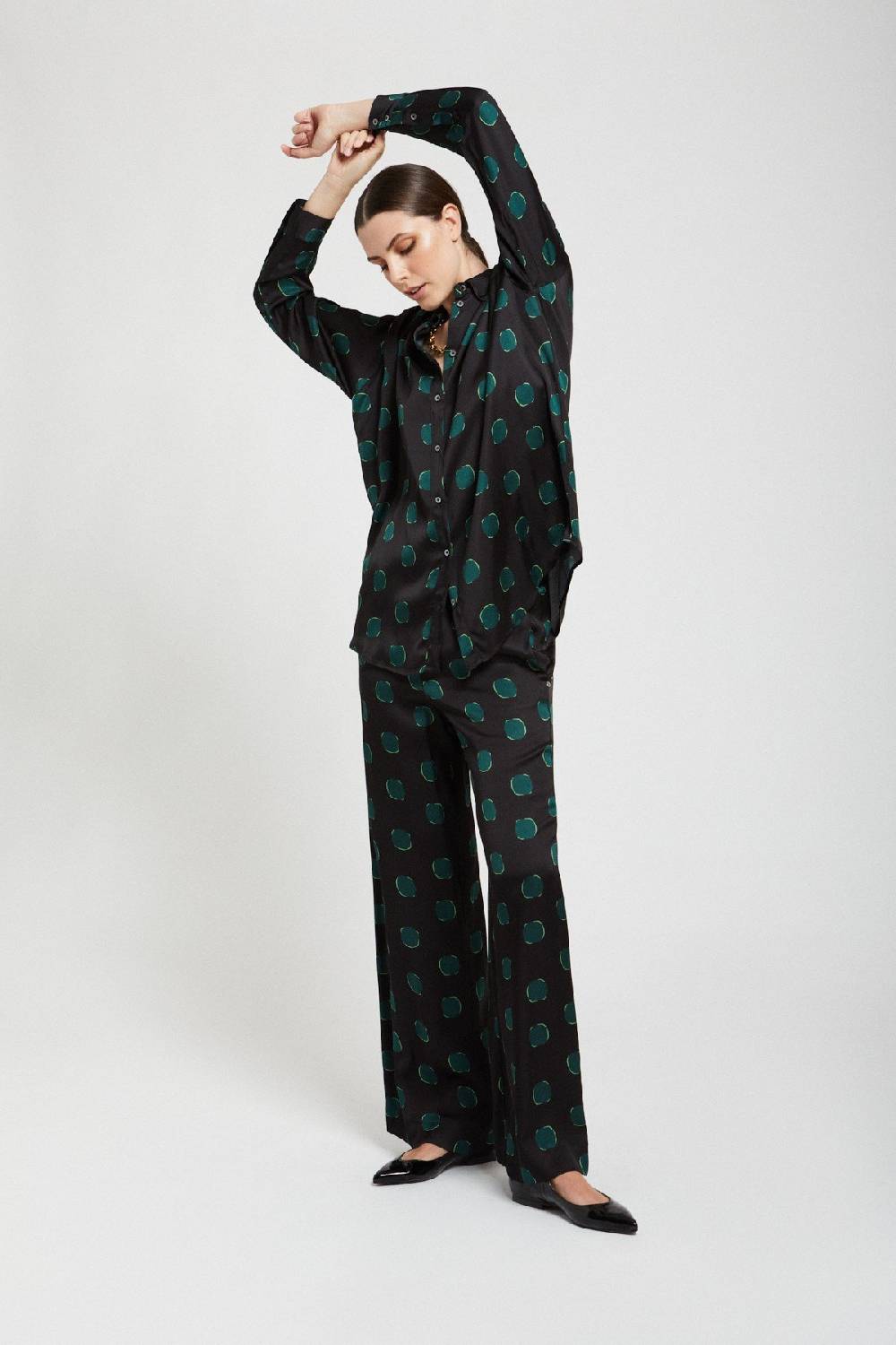 ottod'Ame Viscose palazzo trousers