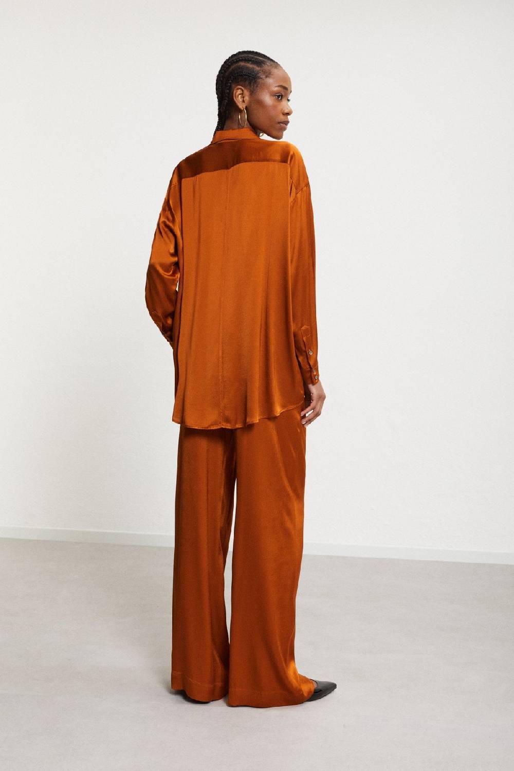 Ottod'Ame Viscose Palazzo Trousers