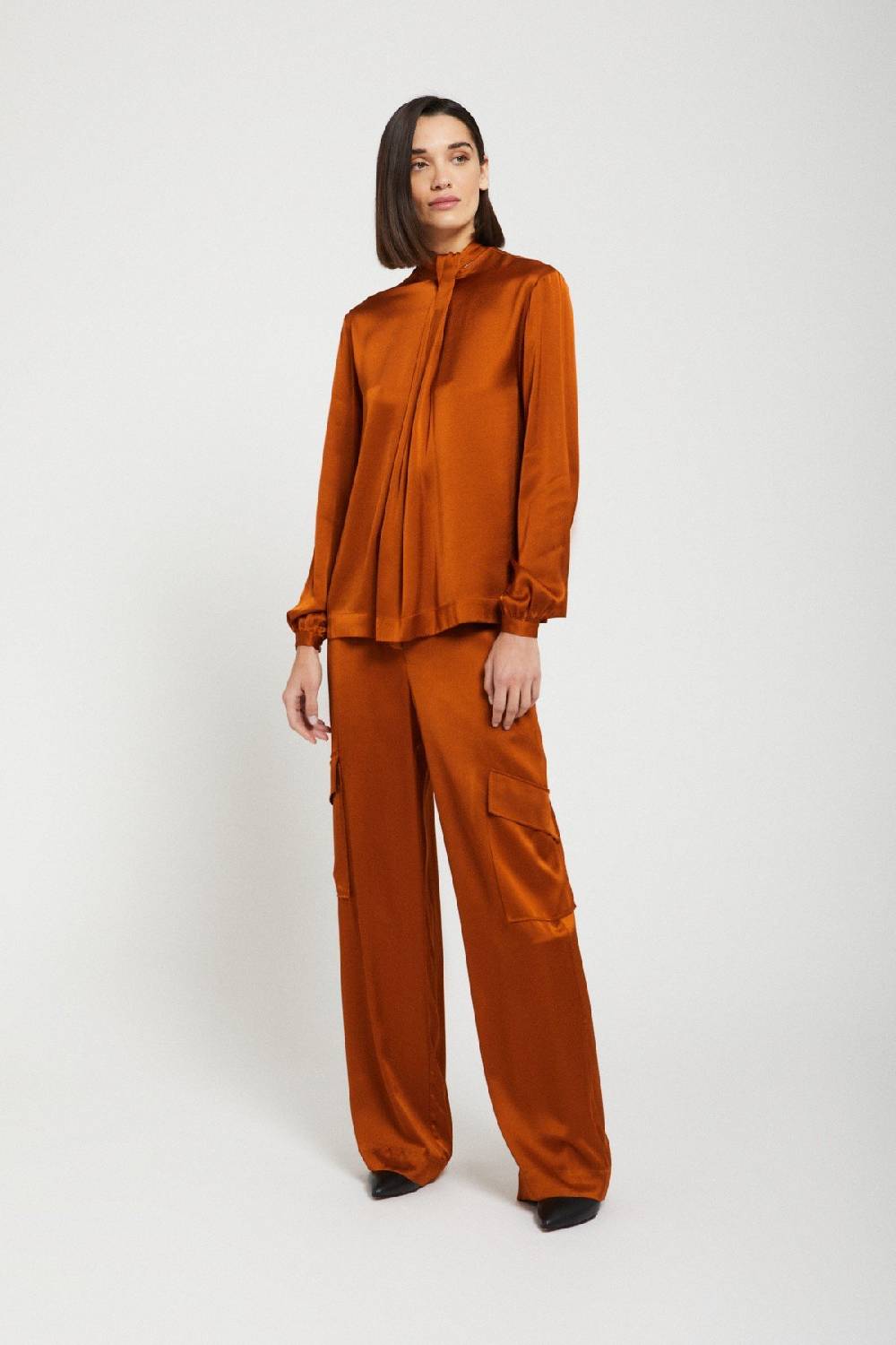 Ottod'Ame Viscose Palazzo Trousers