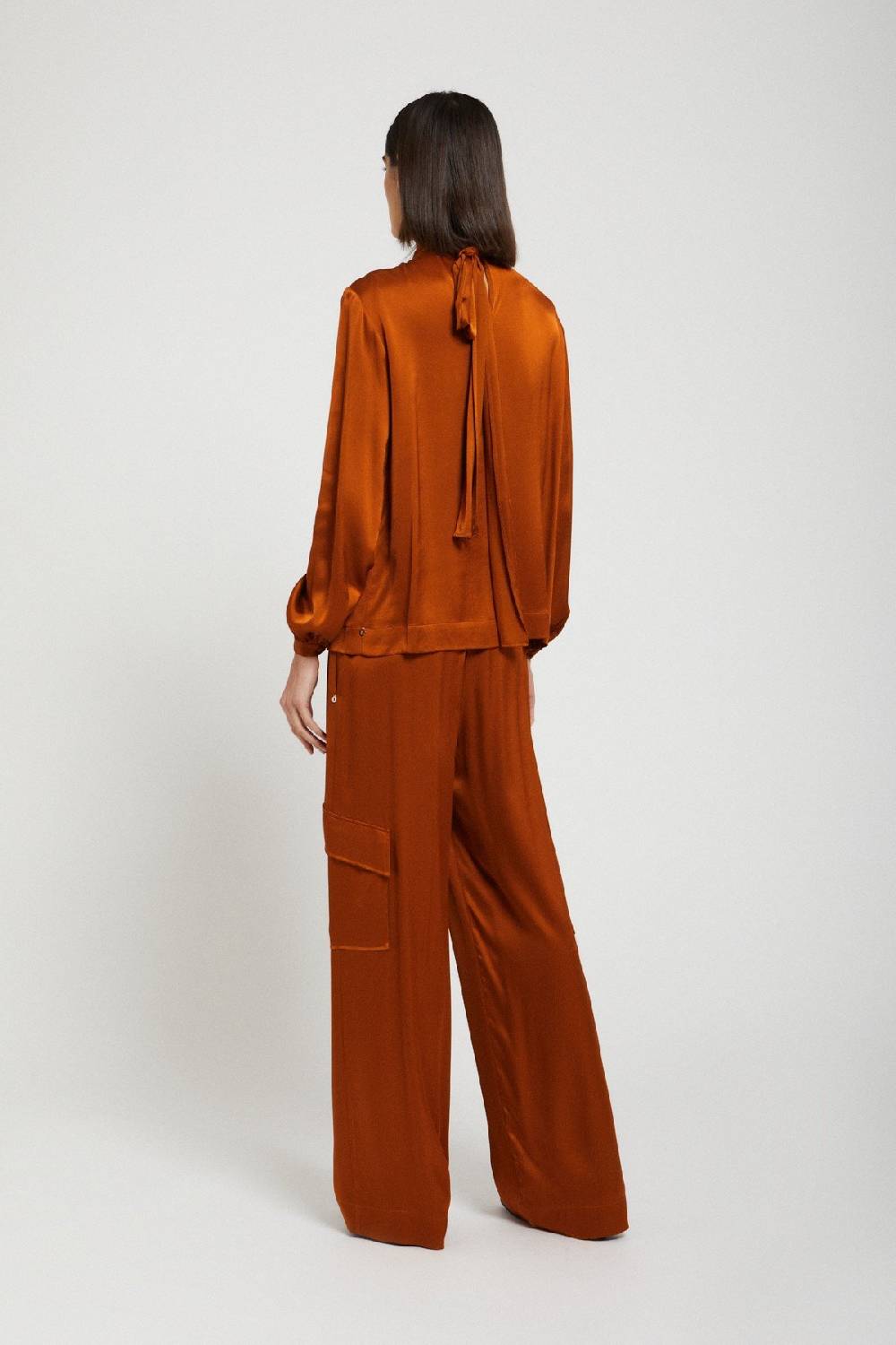 Ottod'Ame Viscose Palazzo Trousers