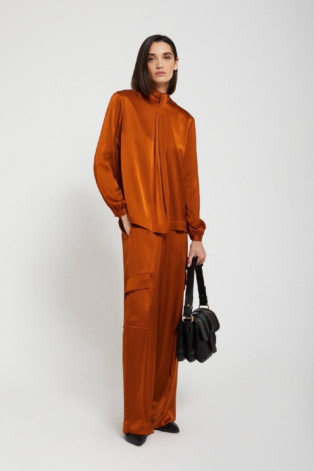 ottod'Ame Viscose palazzo trousers