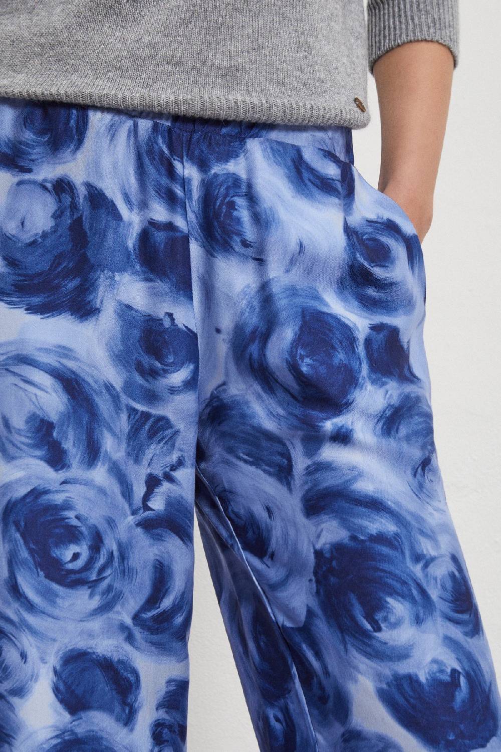 Ottod'Ame Viscose Palazzo Trousers