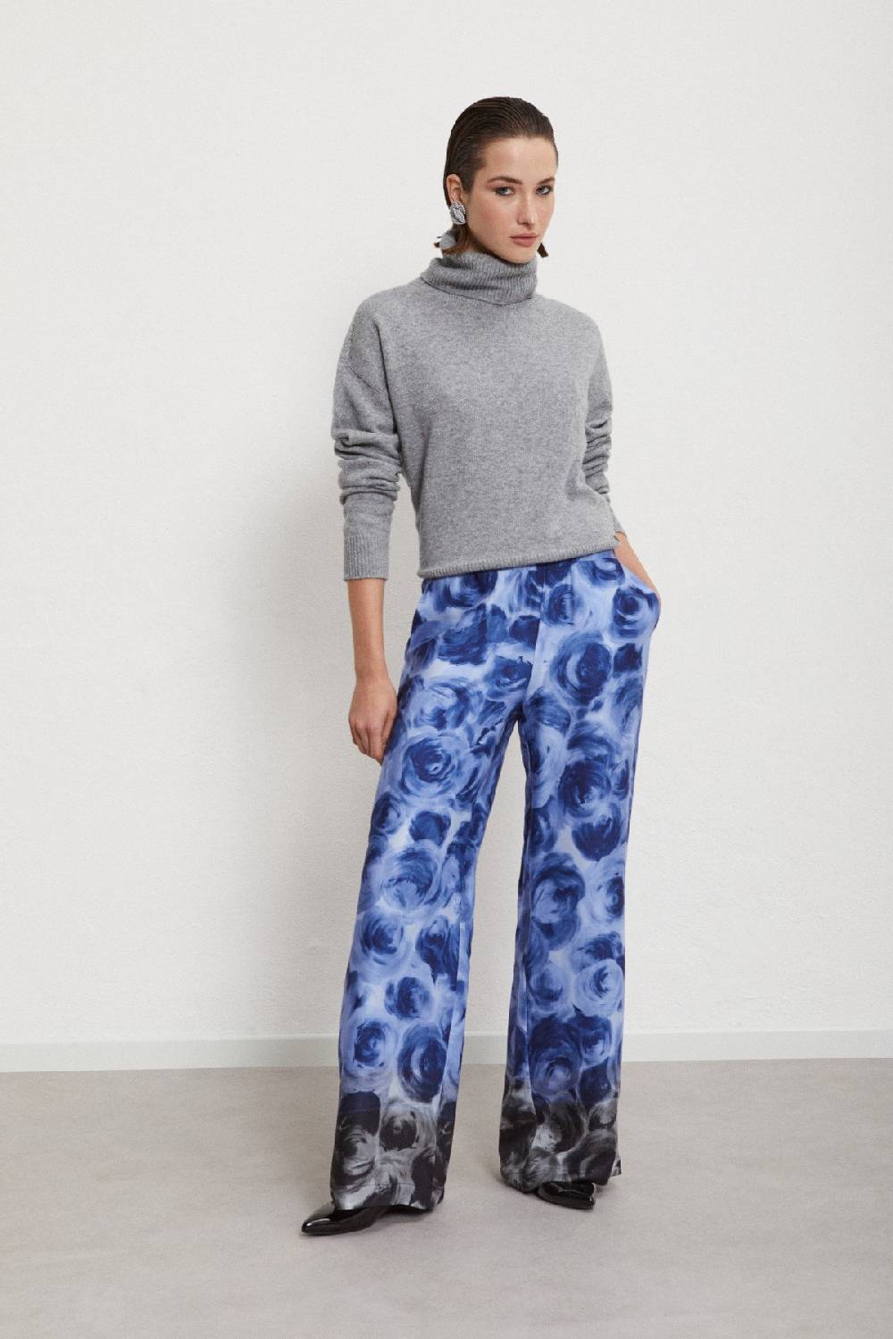 ottod'Ame Viscose palazzo trousers